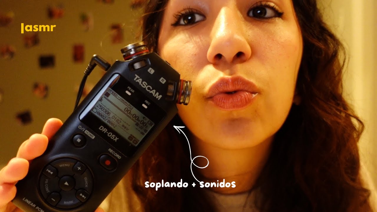 ASMR | Sonidos cosquillosos en la TASCAM 🤤 (viento + triggers)