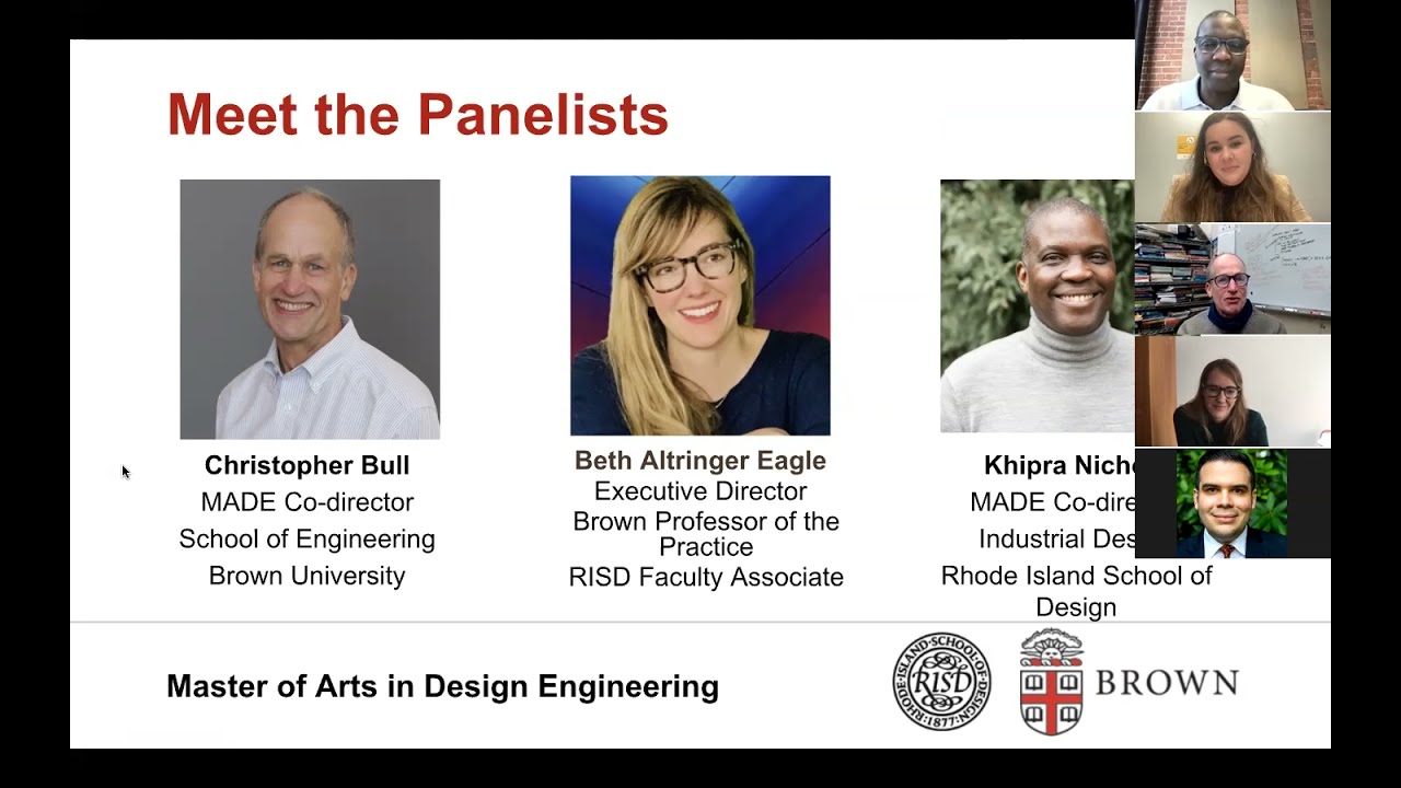Brown-RISD Master of Arts in Design Engineering Information Session
