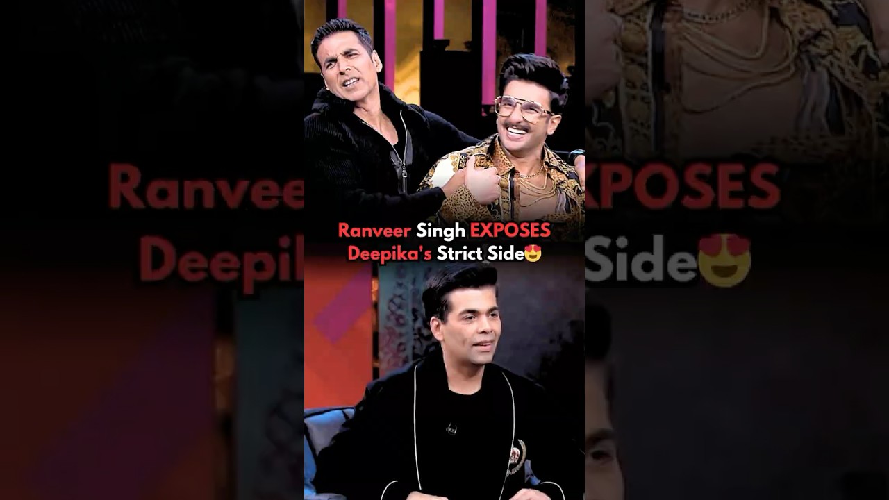 Ranveer Singh's Deep Secret About Deepika😍Karan Johar #ranveersingh #karanjohar #bollywood