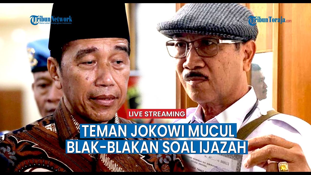 🔴Teman SMA Satu Bangku Jokowi Muncul, Blak-blakan Soal Ijazah: Batas Kesabaran Jokowi Sudah Habis