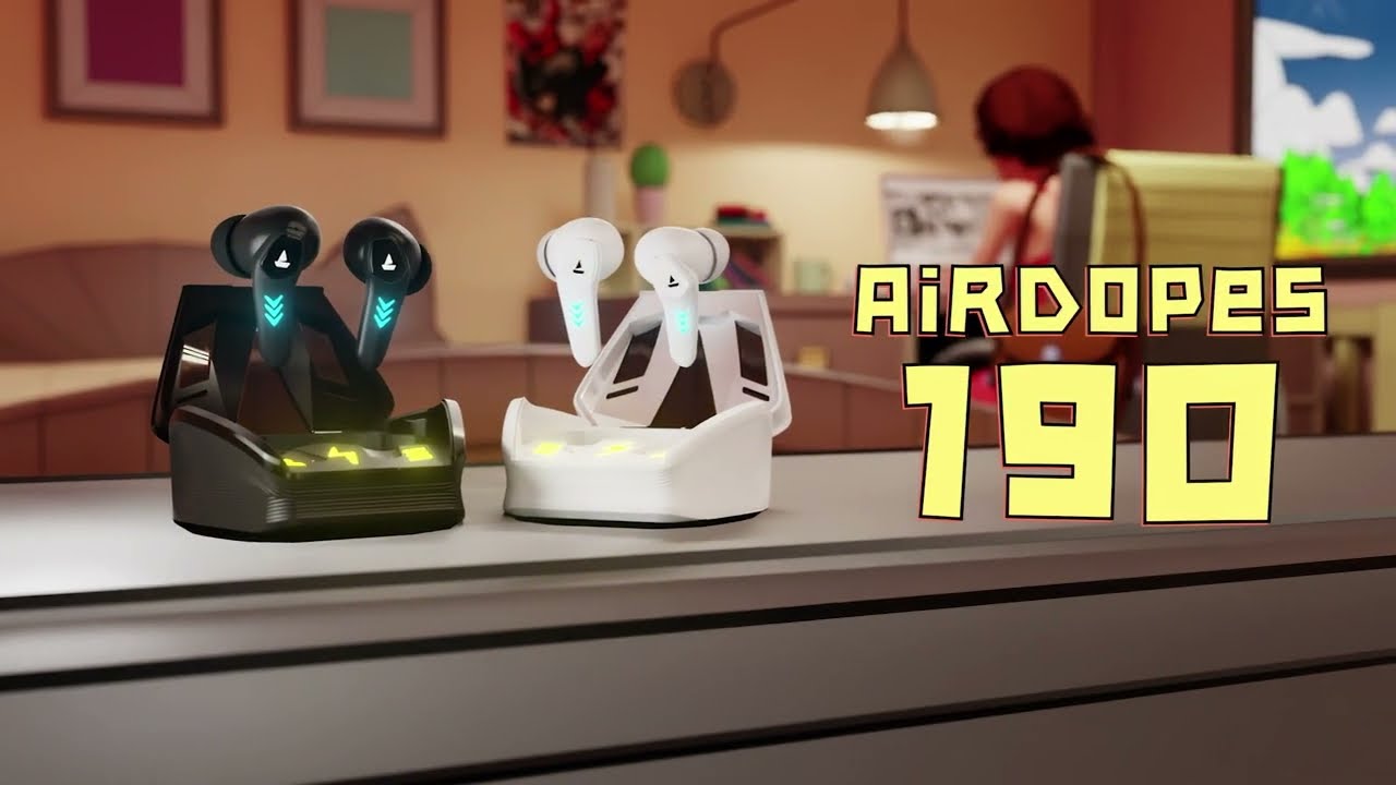 boAt | Airdopes 190 Wireless Earbuds | RGB Lights Featuring ENx&trade; tech