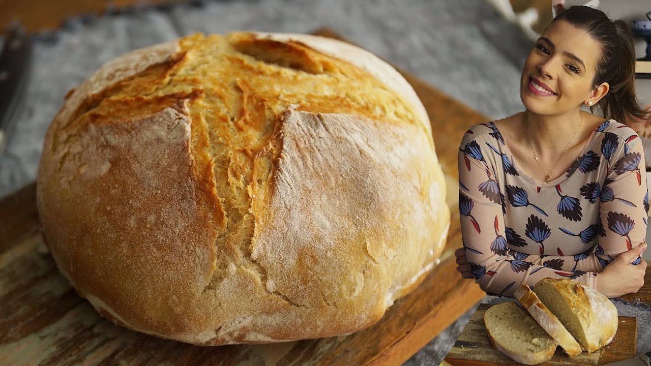 O PÃO MAIS MARAVILHOSO DO MUNDO! Pão sem sova das dez dobras | TPM por Ju Ferraz