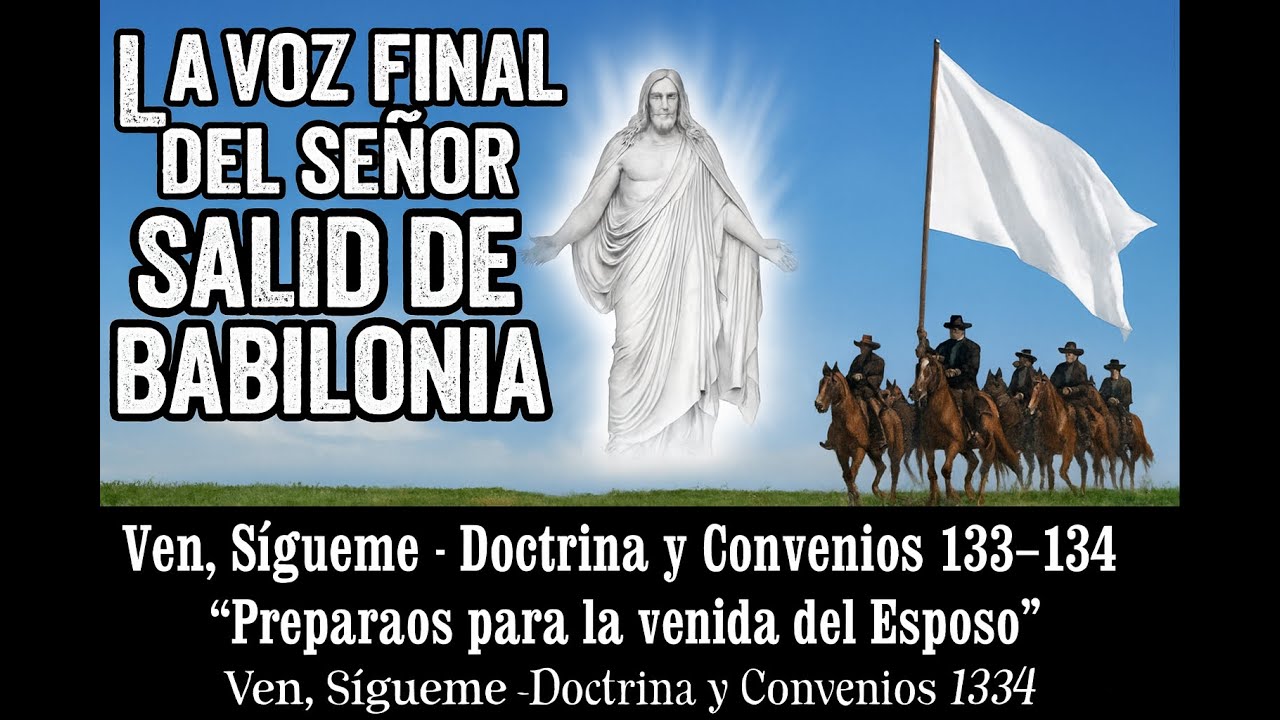 Ven, Sígueme 2025, Doctrina y Convenios 133-134. “Preparaos para la venida del Esposo” #vensigueme