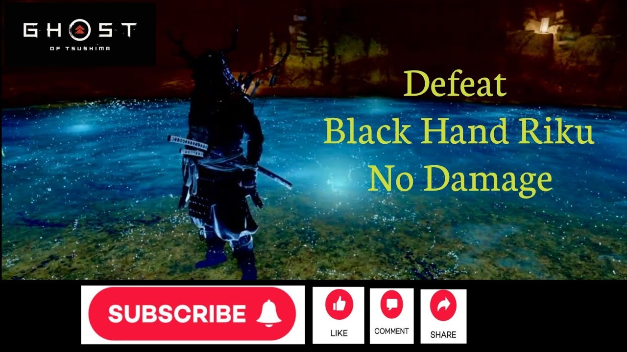 Defeat Black Hand Riku#gaming #ghostoftsushima 