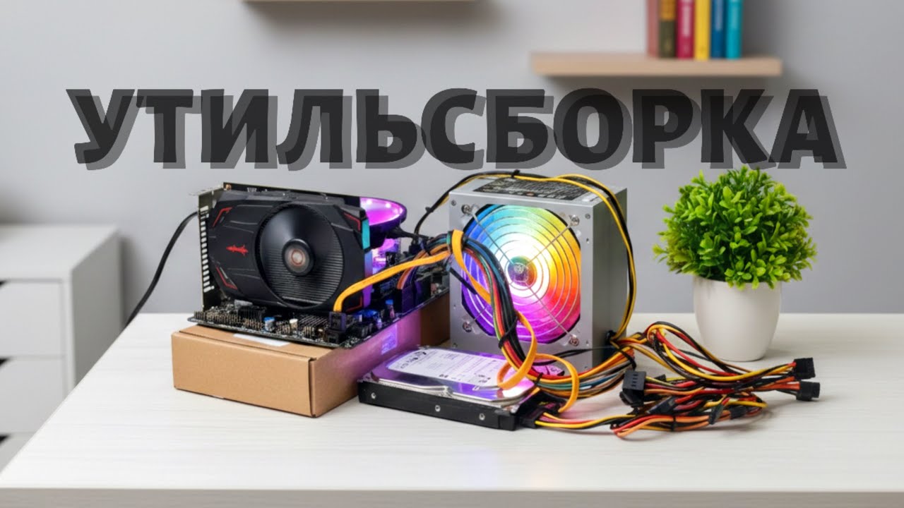 УТИЛЬСБОРКА | 4к + хлам = ? | Дешман ПК на столе