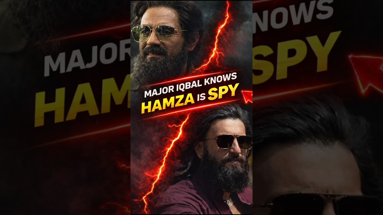 Major Iqbal knows Hamza is Spy 🔥 #dhurandhar #bollywood