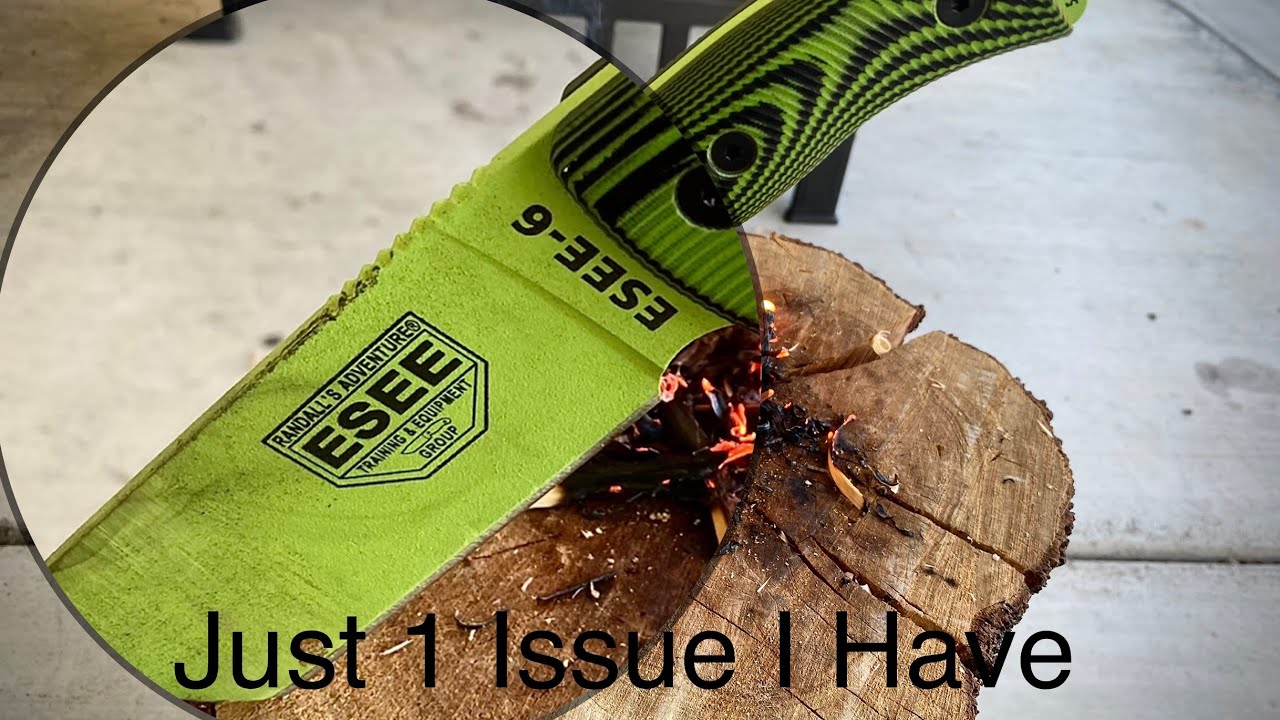 Esee 6 Venom Green - A knife I would feel comfortable depending on It's a BEAST 😃