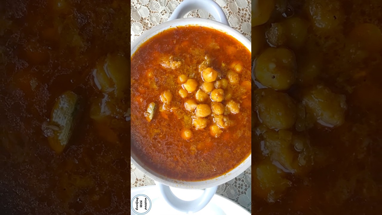 Lahori Chanay/ Cholay AUTHENTIC Recipe by Cooking with passion #chanay #lahori #nashta #cholay #reel