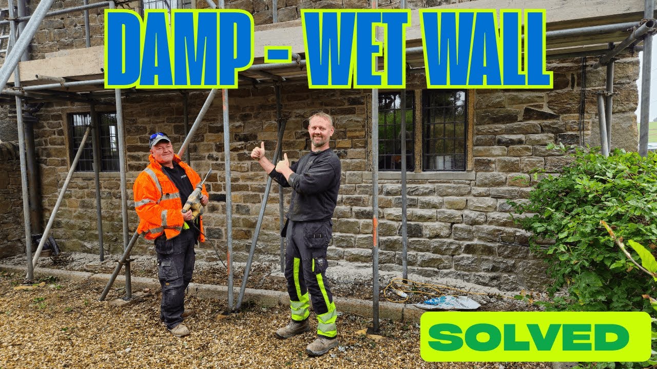 49. How to STOP Damp in Old Buildings - Barn Water Ingress - Leaking Stone Walls