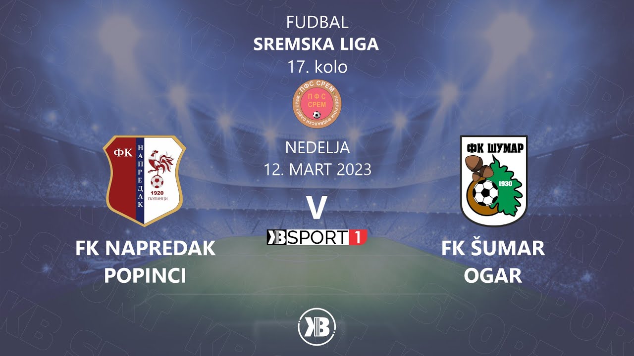 FK Napredak (Popinci) - FK Šumar (Ogar) | 12.03.2023