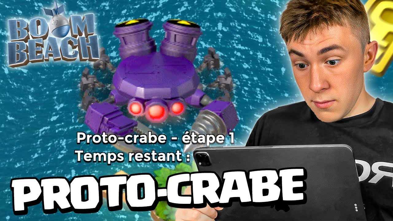 ON FAIT LE CRABE SUR BOOM BEACH !