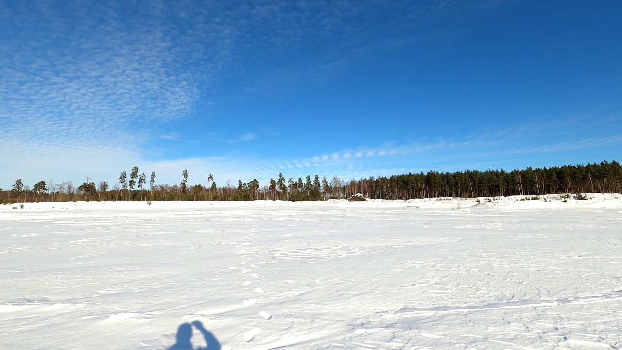 Kauged pilvelained Raku järvest kirdes 25.02.2026