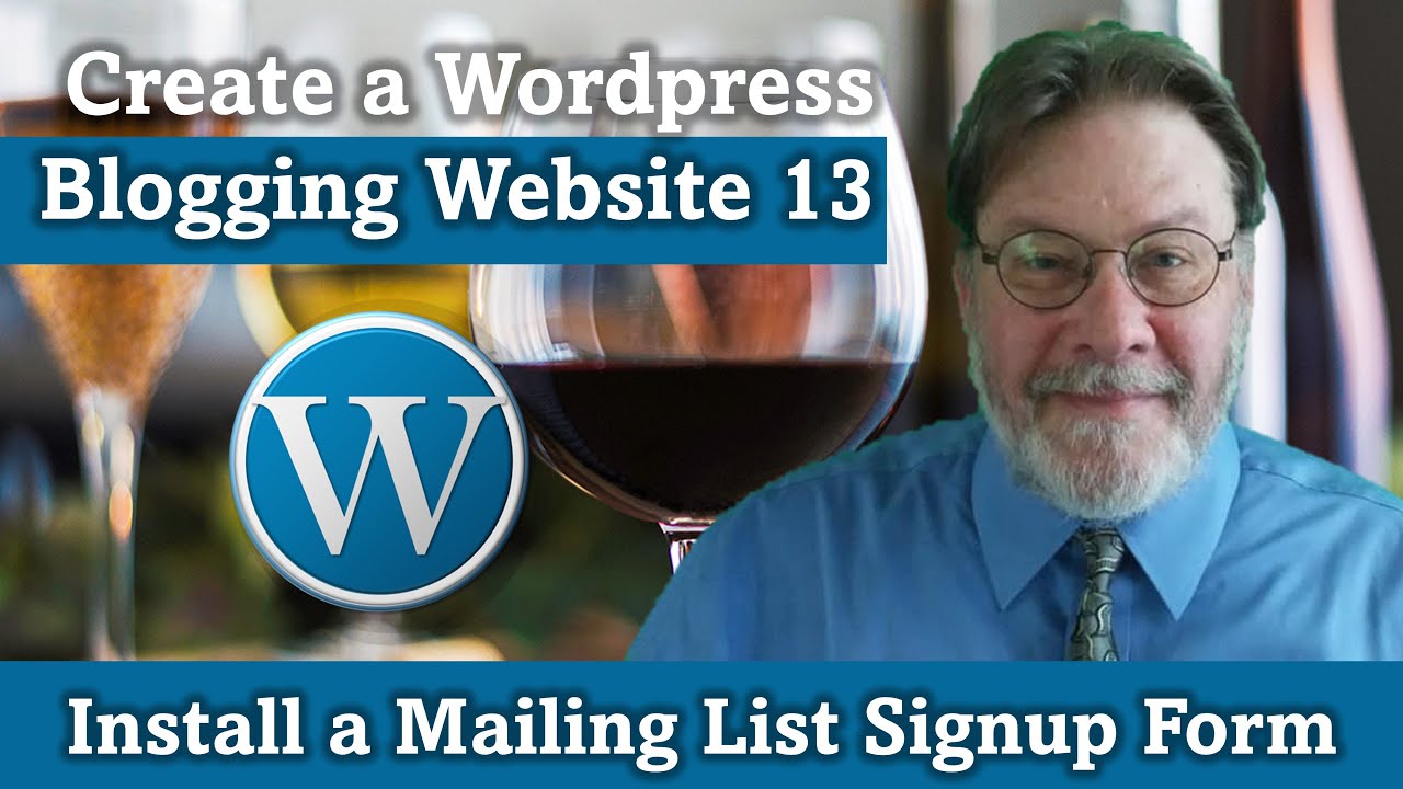 Создание блога на WordPress 13: Форма подписки на рассылку