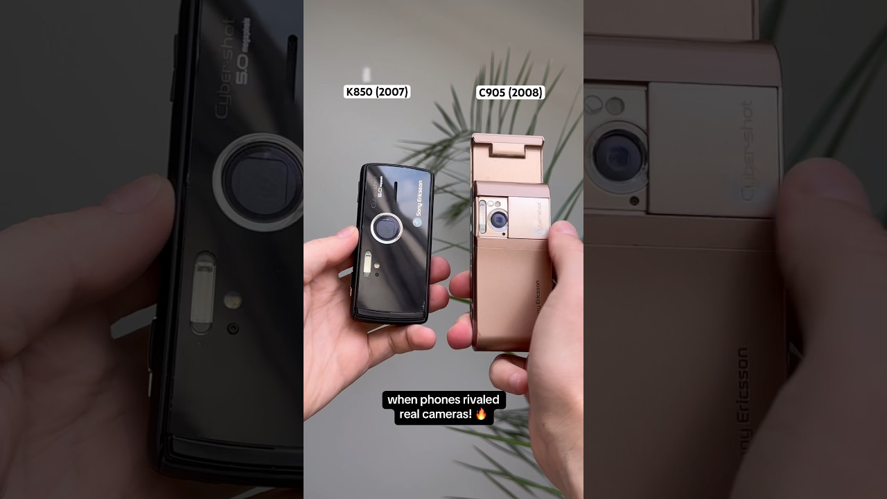 📸 K850 (2007) vs C905 (2008) &mdash; when phones rivaled real cameras! 🔥
