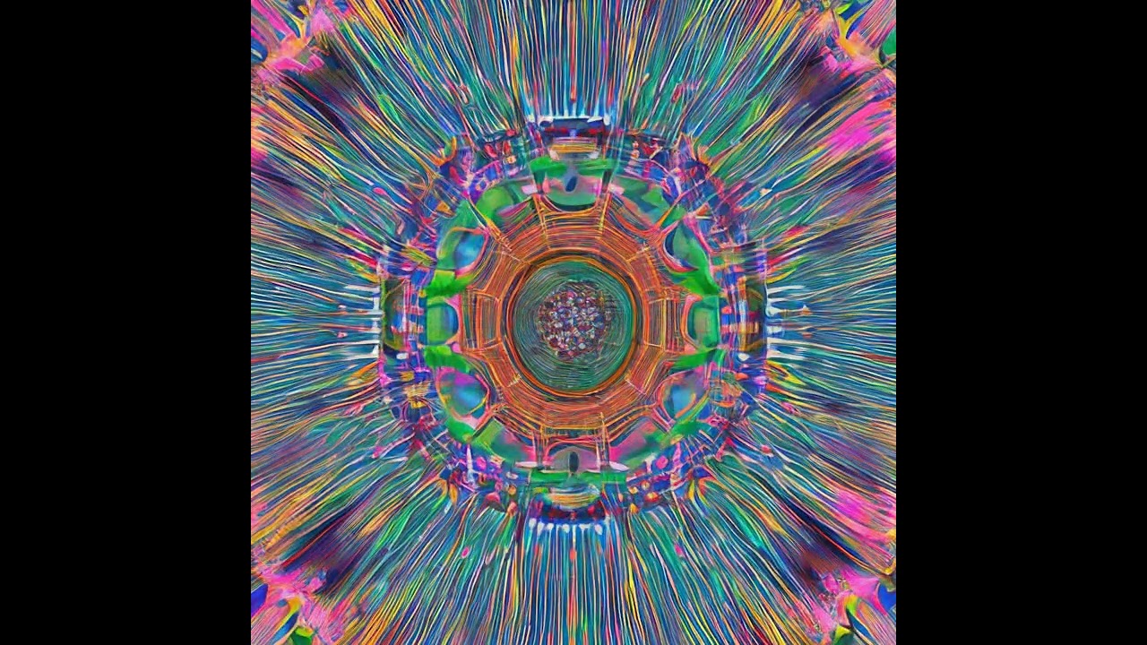 Intricate psychedelic mutating mandalas in 4K