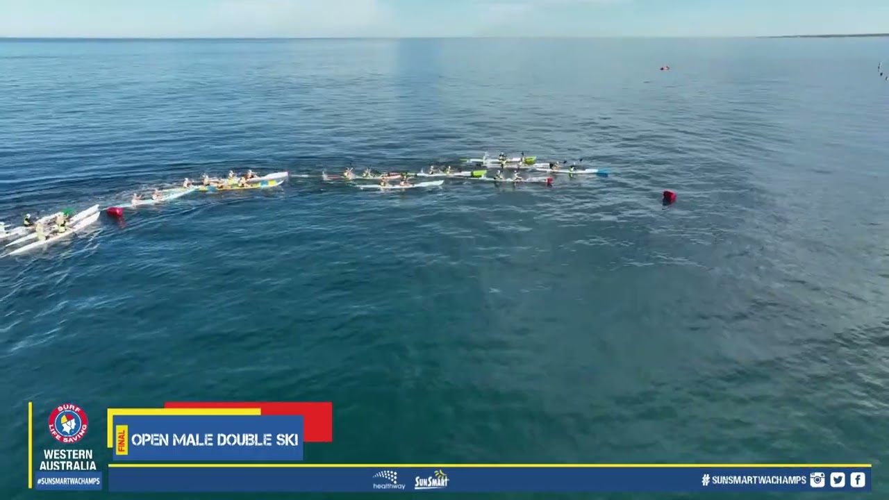 Open male double ski