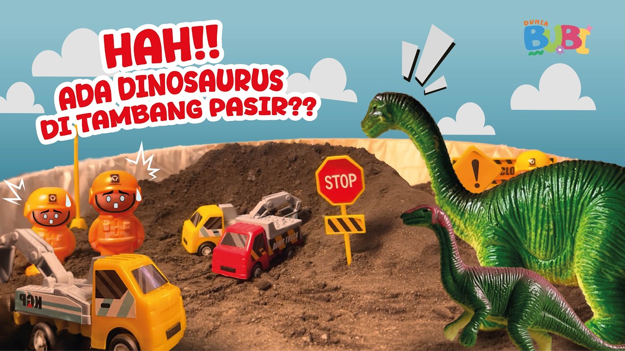 HAH! ADA DINOSAURUS DI TAMBANG PASIR??  TRUK TERHALANG JEMBATAN PUTUS | DUNIA BUBI