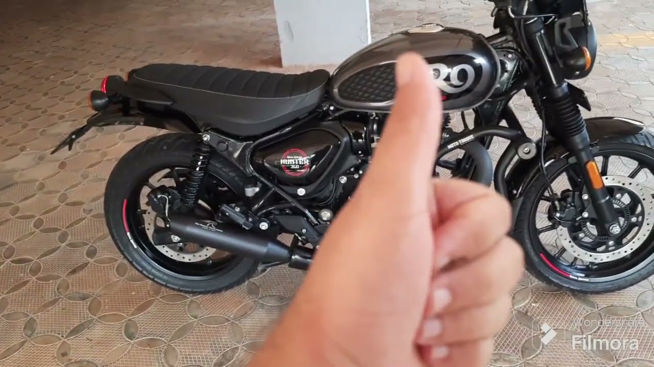 ROYAL ENFIELD HUNTER 350 modifications walk through