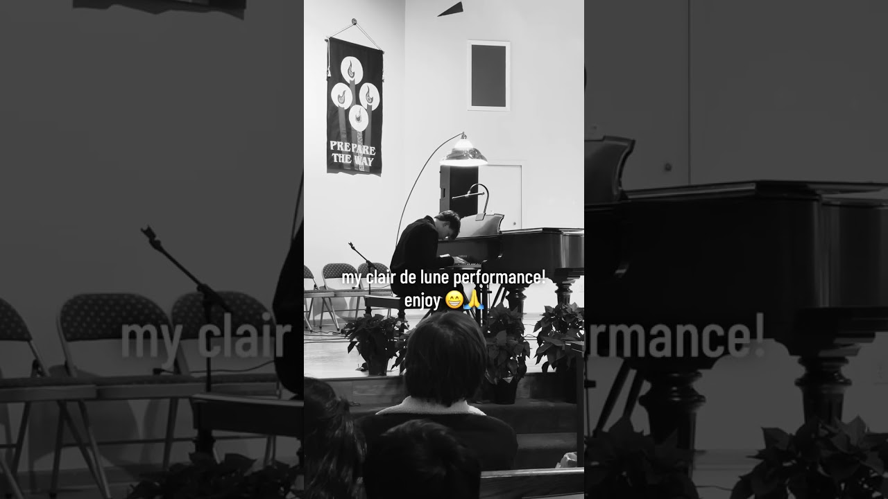 Piano Marvel Competition 2026 - Sam Vance playing Clair de lune by Claude Debussy
