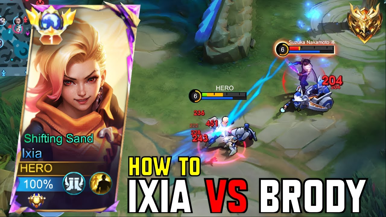 How to play IXIA VS BRODY | ixia best build 2024 - MLBB