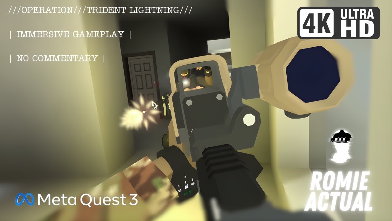 ///TACTICAL ASSAULT VR///--Trident Lightning 111--| Immersive Gameplay [No Commentary] 4K UHD 60FPS
