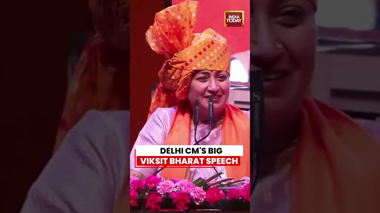 Delhi CM Rekha Gupta Addresses Viksit Bharat Sankalp Sammelan | Vision For Developed India
