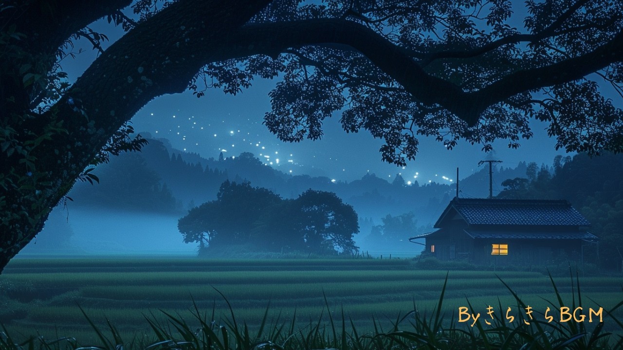 深い眠りに誘うBGM／こころ安らぐ旋律に身をゆだねてリフレッシュしてください／Deep Sleep Piano – Quiet Japanese Countryside Night