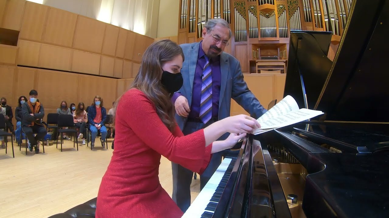 Prokofiev Sonata No.3 Boris Berman Masterclass at the University of Utah November 2021