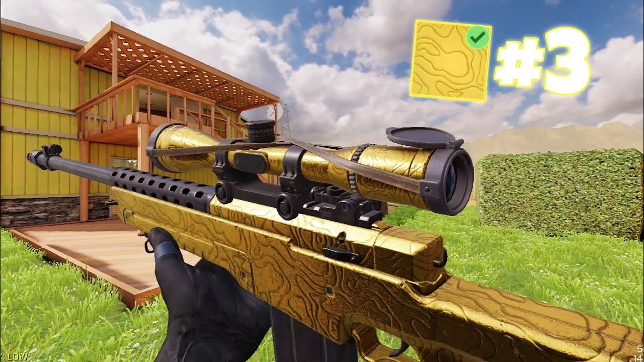 LW3-Tundra Gold Camo Gameplay [#3 Gold Camo] Call Of Duty: Mobile