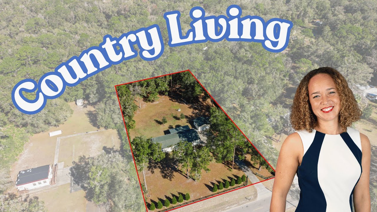 1.25 acres with home and 2 car garage in Florida Highlands near Ross Prairie State Park