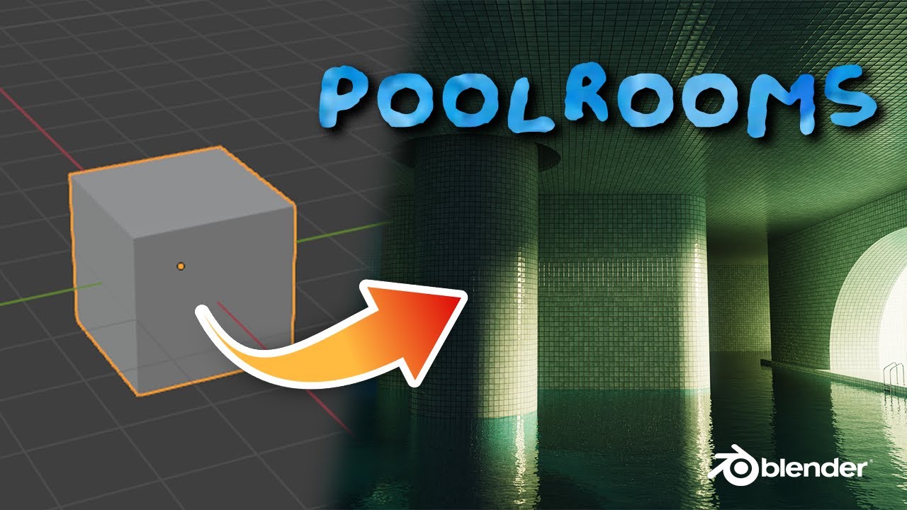 Creating a Liminal Space in Blender #2 (Poolrooms)