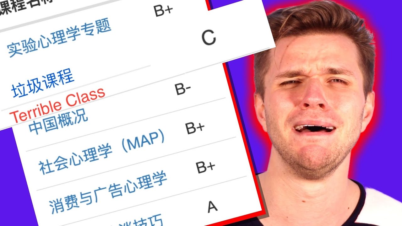 WHY MY GRADES SUCK | Master's Program in Psychology IN CHINA!