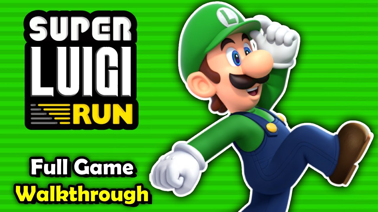 Super Luigi Run - Full Game Walkthrough (All Stages)