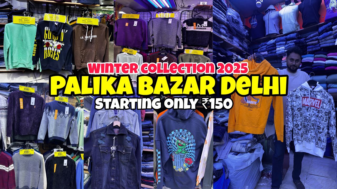 Palika Bazar latest Winter collection 2025🔥 | Jackets, Sweaters & Hoodies Under ₹500 🤯