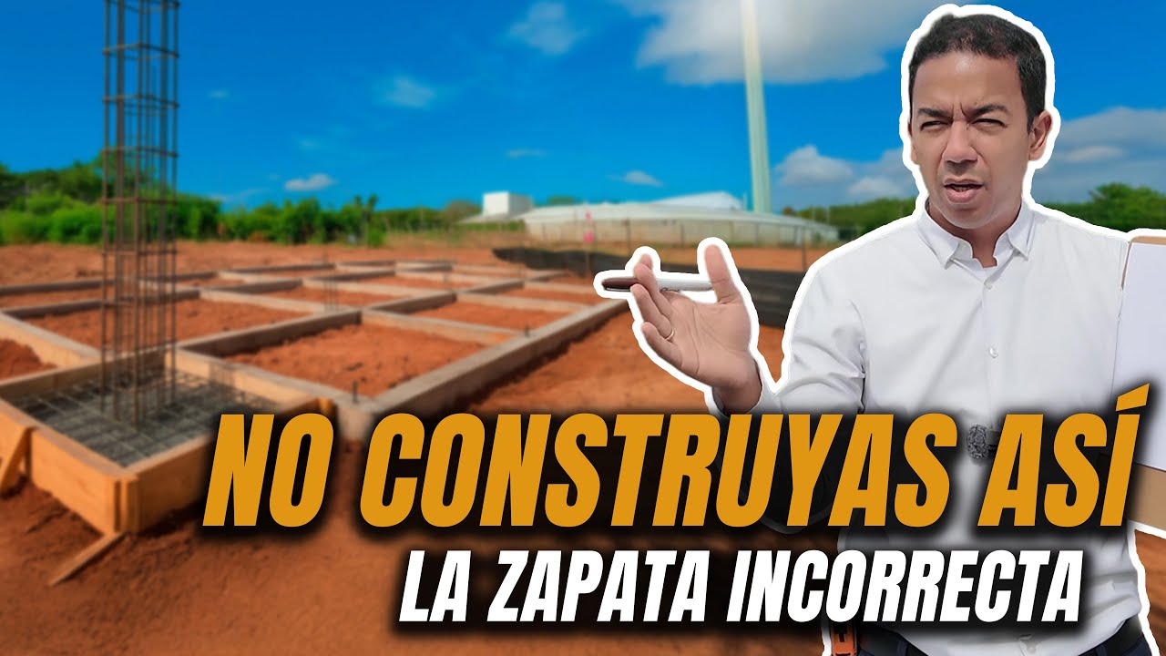 🔴No Construyas Así, La Zapata Incorrecta | Arquitecto Calderon