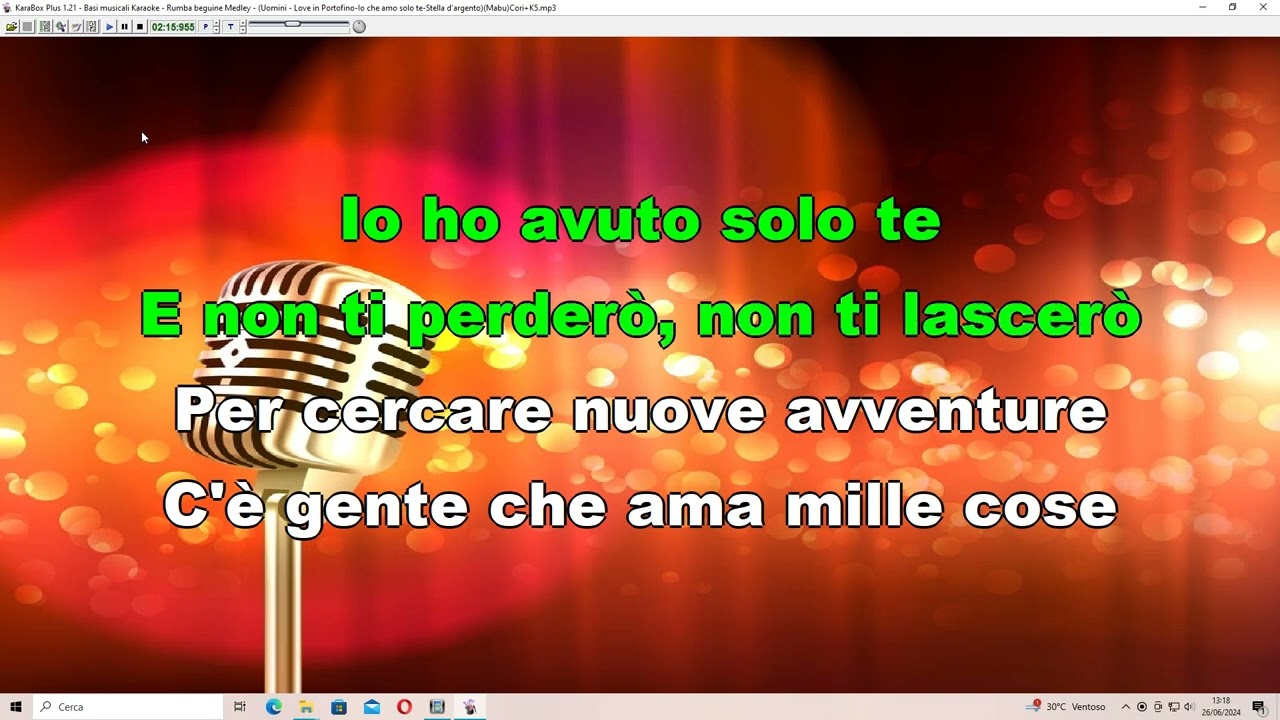 Rumba beguine Medley   Uomini   Love in Portofino Io che amo solo te Stella d'argento con Cori