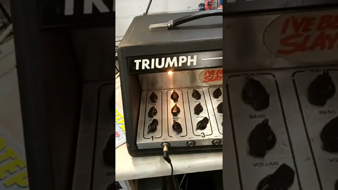 Triumph Amplification 100 watt PA head - quick demonstration
