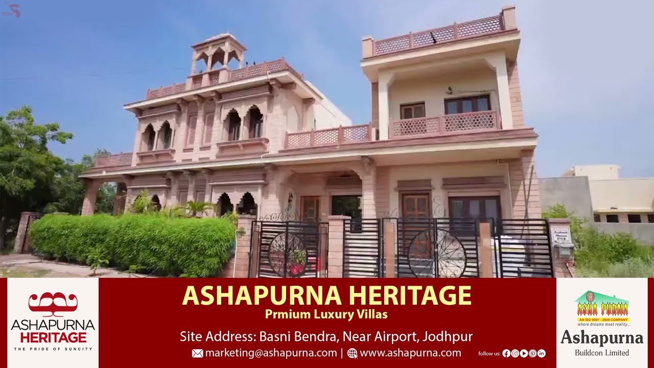 Ashapurna Heritage -Premium Luxurious Villas and Plot at Basni Benda Near Airport, Jodhpur.