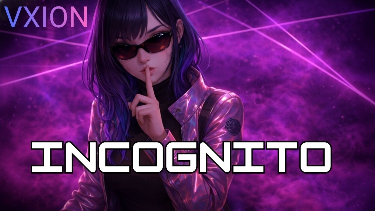 V-XION - INCOGNITO (Official Visualizer) | Dark Electropop & Alt R&B [Virtual Idol]