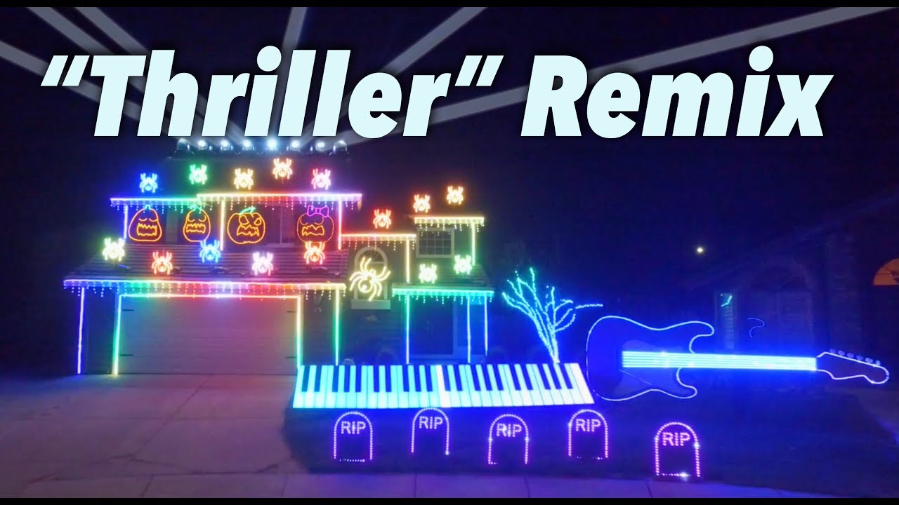 Thriller - Remix (Halloween Light Show)