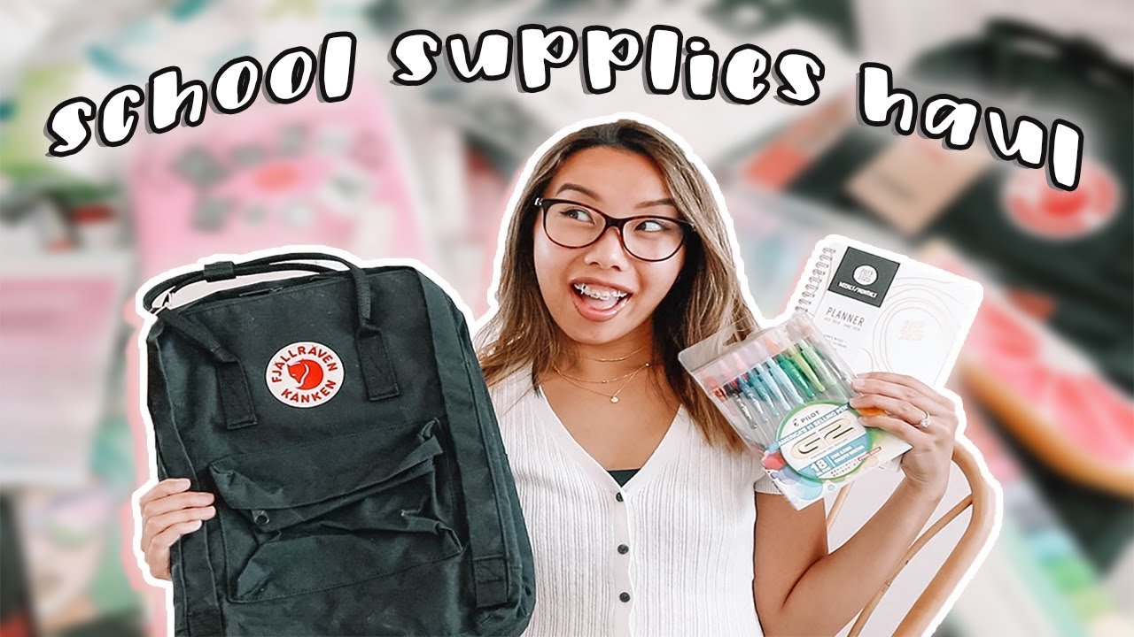 back to school supplies haul +giveaway 2019! (closed)