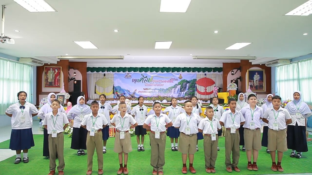 ร้องเพลงประสานเสียง ร.ร.วัดราษฎร์สโมสร อ.รือเสาะ จ.นราธิวาส 69