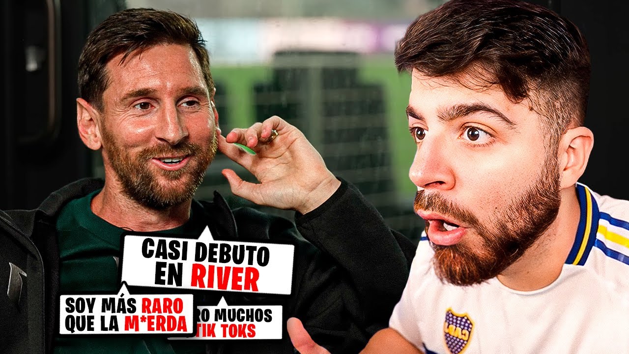 LA ENTREVISTA MÁS SINCERA DE LIONEL MESSI. ¿IBA A JUGAR EN RIVER? ¿MIRA TIKTOS? ¿QUE LE GUSTA HACER?