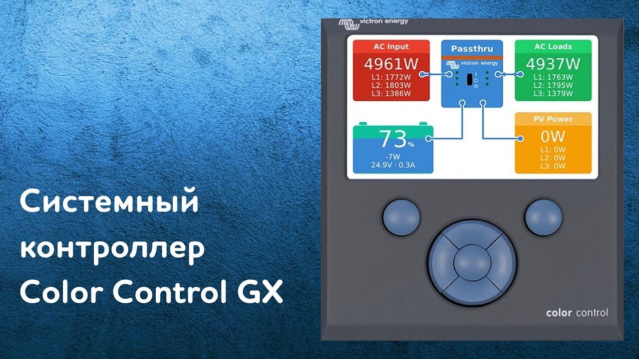 Контроллер Victron Color Control GX BPP000300100R