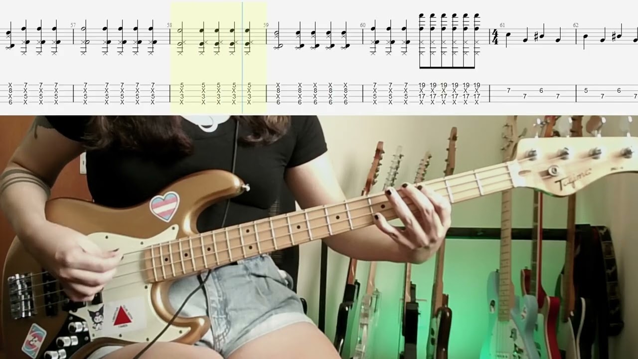 Type O Negative - Die With Me (Bass Cover With Tabs)