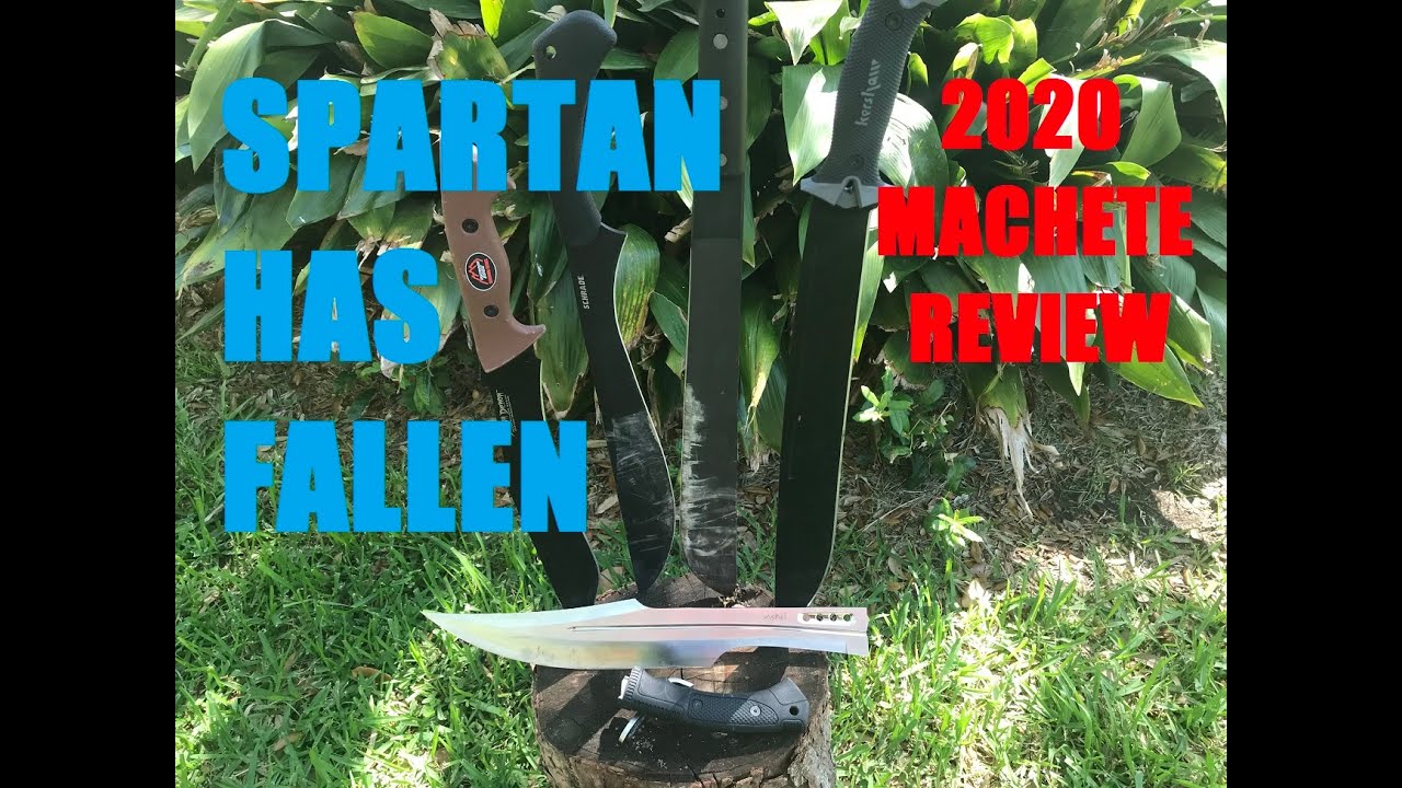 2020 MACHETE REVIEW!  One Didn't Make It.  Honshu  Kershaw  Ontario  Schrade  Outdoor Edge