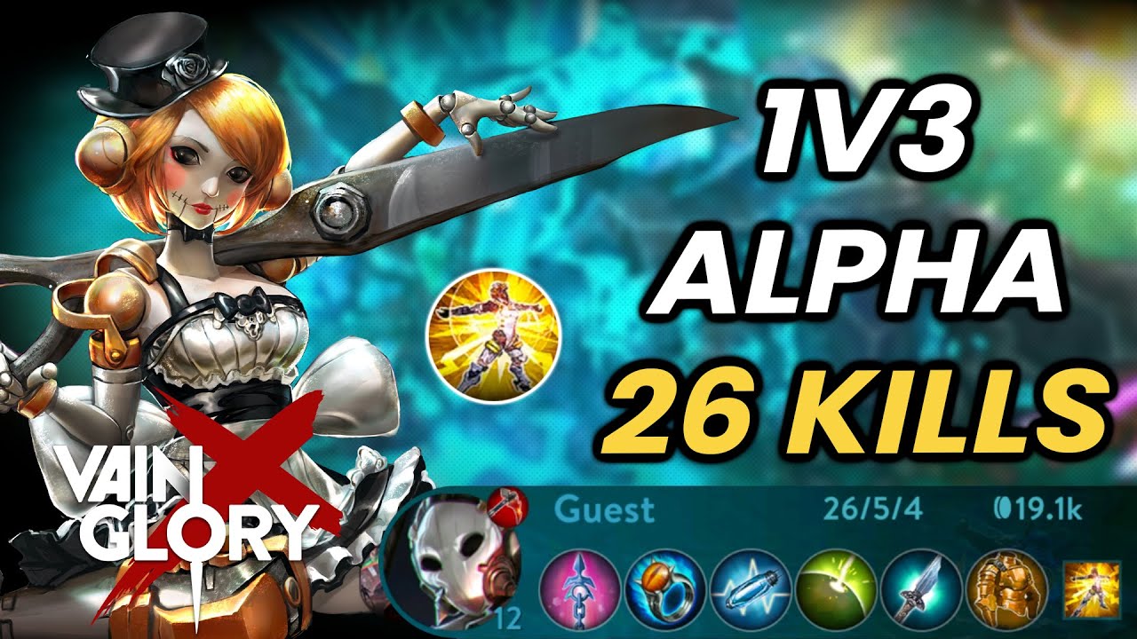 Vainglory in 2023 | Alpha 1v3 Ozo Grace Vox 26/5/4