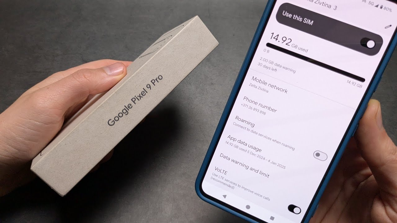 How to Turn ON / Off Mobile Data Internet on Google Pixel 9 / 9 Pro