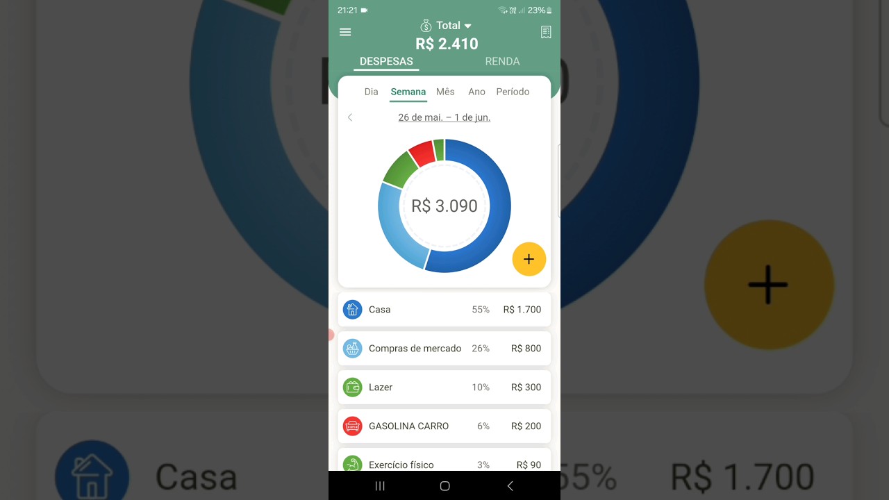 APP PRA CONTROLAR GASTOS E FINAN&Ccedil;AS! #viral #dinheiro #investimentos