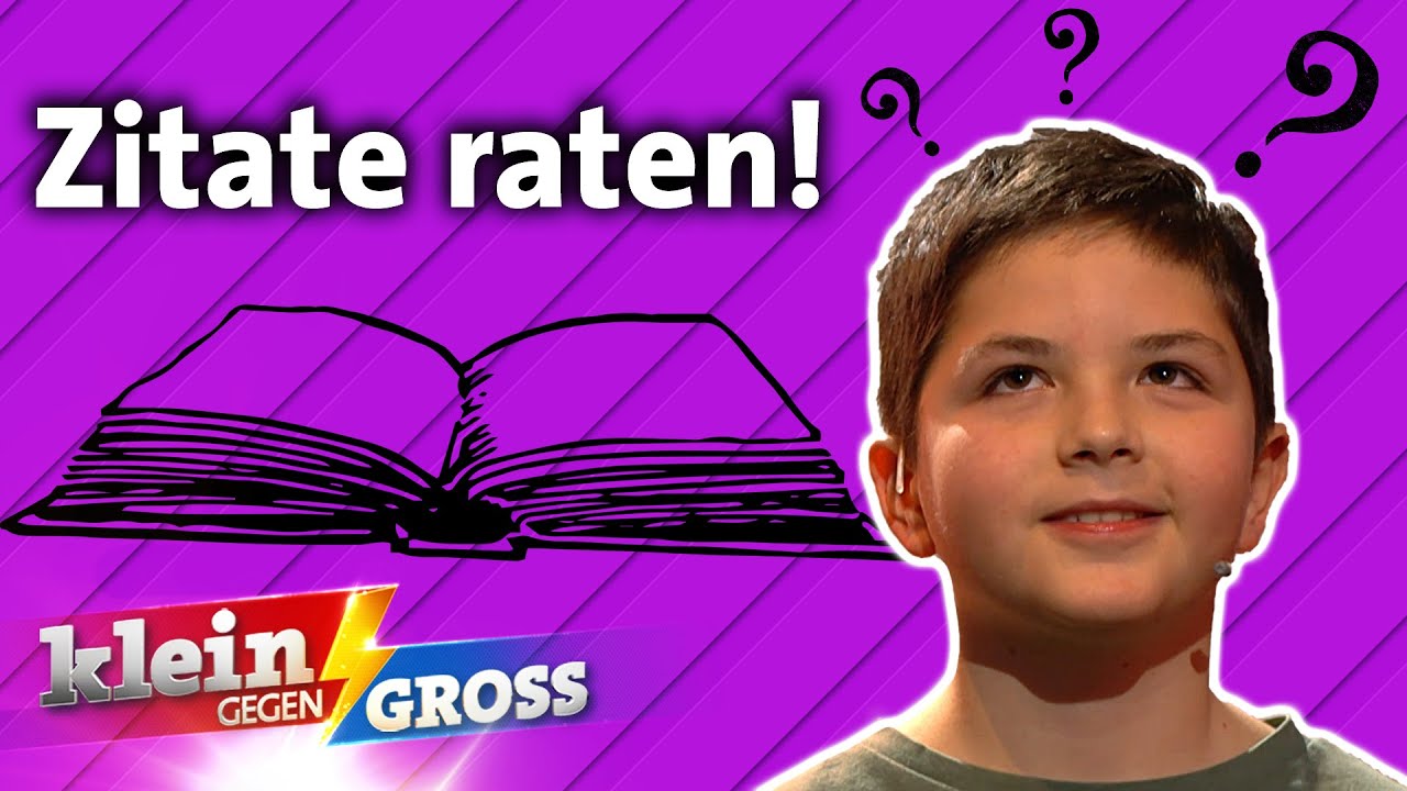 Wer erkennt alle Zitate? Tatort-Schauspielerin Adele Neuhauser vs. Moritz (11) | Klein gegen Groß